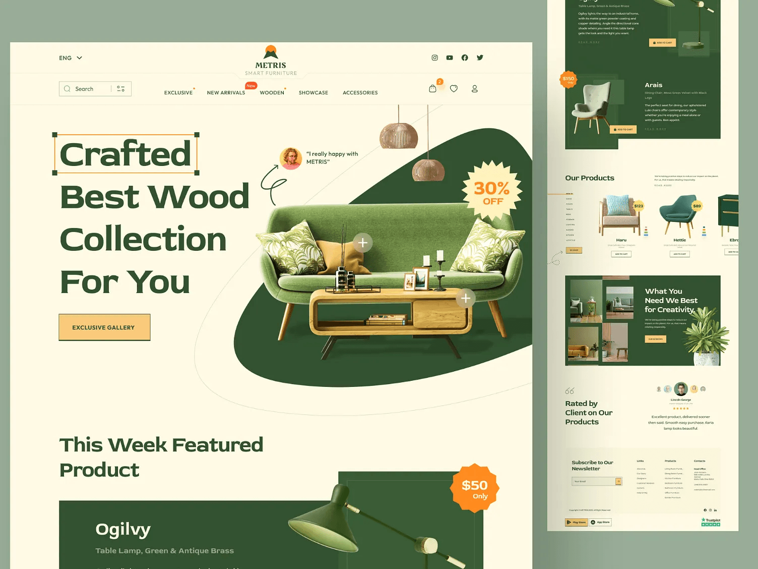 Furniture Landing Page